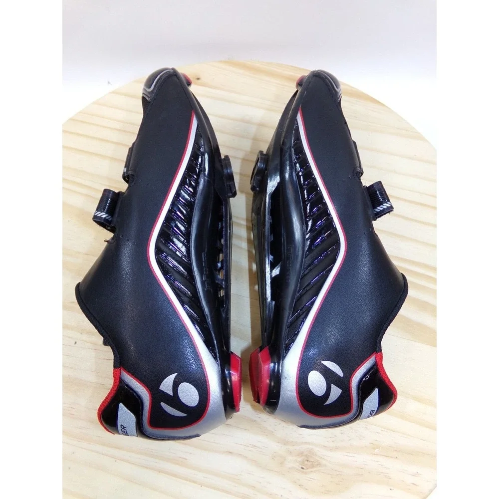 Bontrager Mens Cycling Shoes Circuit Black BOA System Black Red Size US 8 EU‎ 41